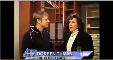 Doreen Tuman, The Closet Lady, New York's Premier Custom Closet Specialist, on Open House New York